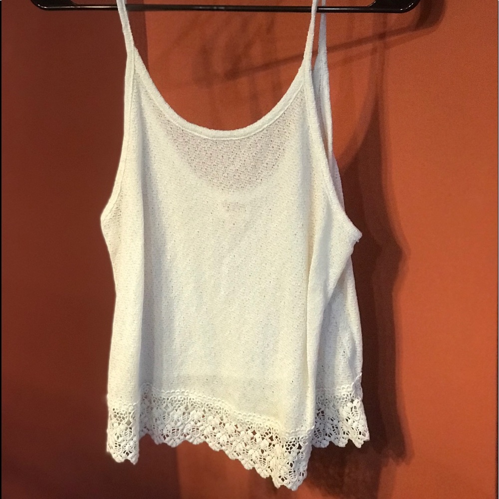 Cream Mossimo Sweater Tank
